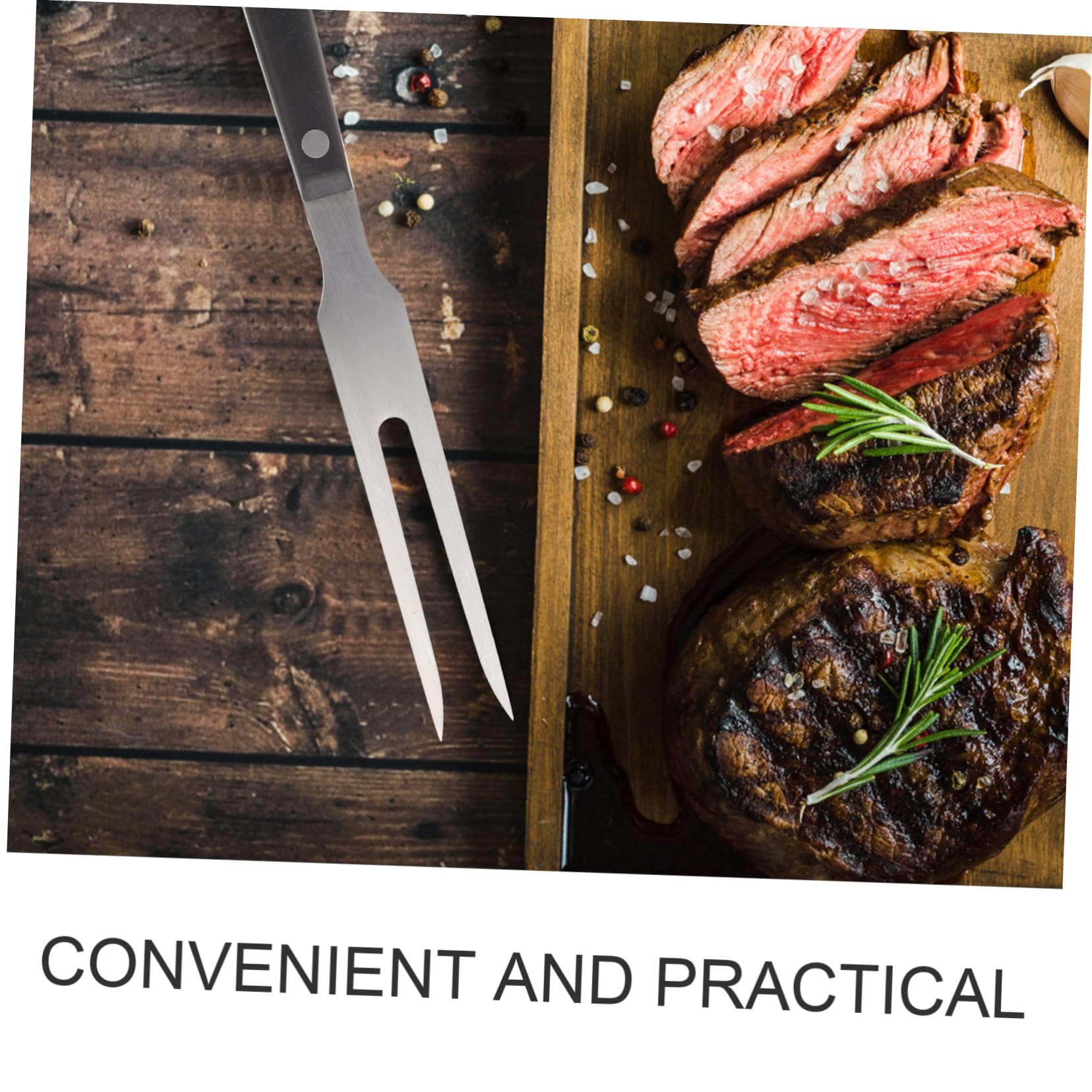 SEWOART 2Pcs Bbq Forks Durable Barbecue Tools for Effortless Grilling and Skewering Meat and Vegetables for Family Gatherings Picnics and Restaurants