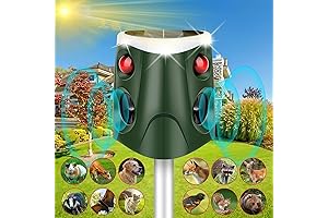 360° Solar Sonic Bird Repellent Devices Animal Deterrent
