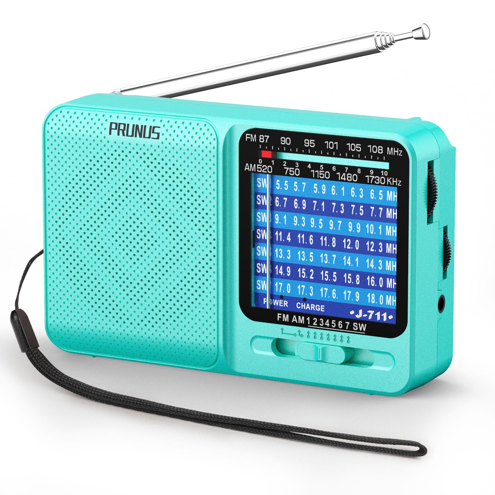 Amazon.com: PRUNUS J-711 Shortwave Radio SW1-SW7(5.5-18 MHz