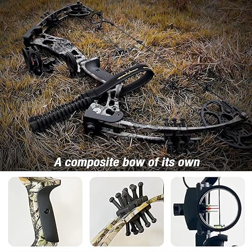 Miniatura 3 de PANDARUS Juego de arco compuesto de 15 a 45 libras para principiantes y adolescentes mano derecha ajustable de 18 a 29 pulgadas