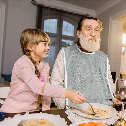 Miniatura 2 de Avalon Adult Bibs For Women & Man Adult bibs for Elderly Eating, Bibs for Adults Senior Citizens, Clothing Protectors