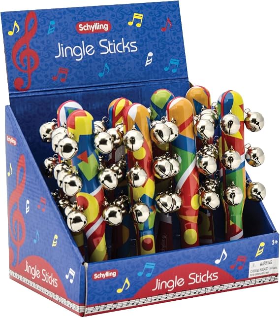 Schylling Jingle Sticks Music Instrument - Color May Vary (Pack of 1)
