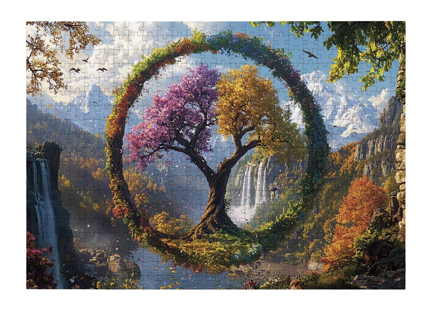 Puzzle 5000 Pezzi, Puzzle Albero della Vita per Adulti, 157x106cm -4428