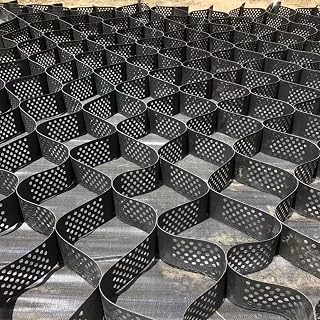 Geo Grid for Walkway, Geogrid Ground Stabilizer for Retaining Wall/Outdoor Garden/Shed Base, Driveway Paving Mesh 2 Inch High Permeable Pavers (Color : W x L, Size : 5x7 m/16.5x23 ft)