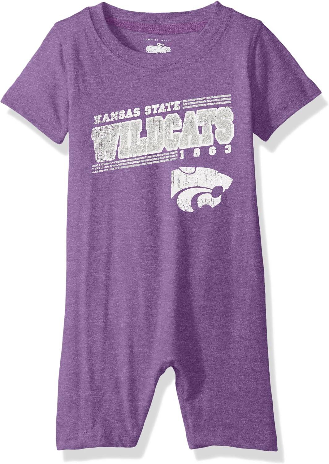 Cotton Willy NCAA Boys Infant Short Sleeve Romper