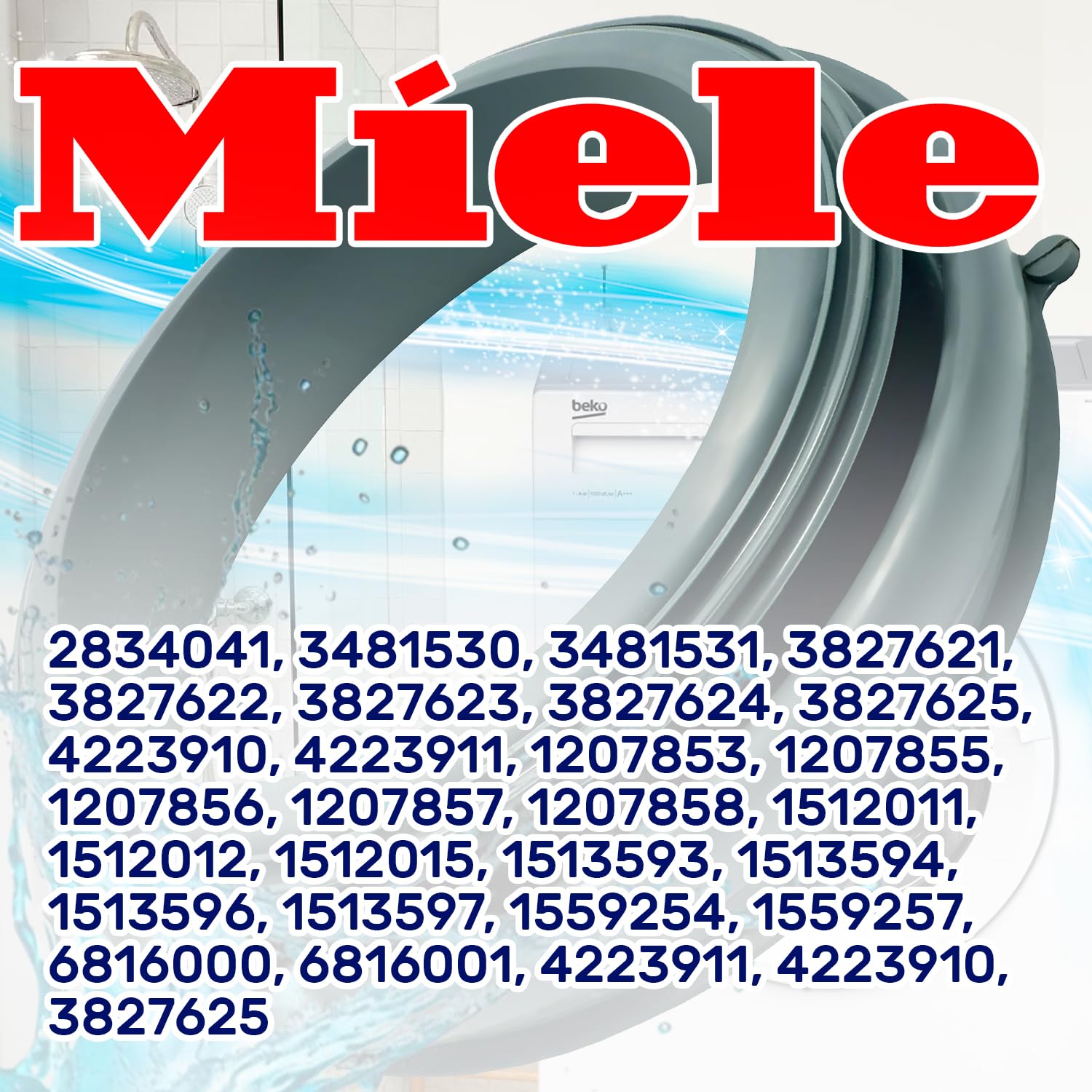 Guarnizione in Gomma per Oblo della Porta Lavatrice con Codice Originale DC64-01602A DC6401602A DC64-01602B DC64-01602C per Samsung - Garanzia di 5 Anni - MADE IN EU - ONIX TECH