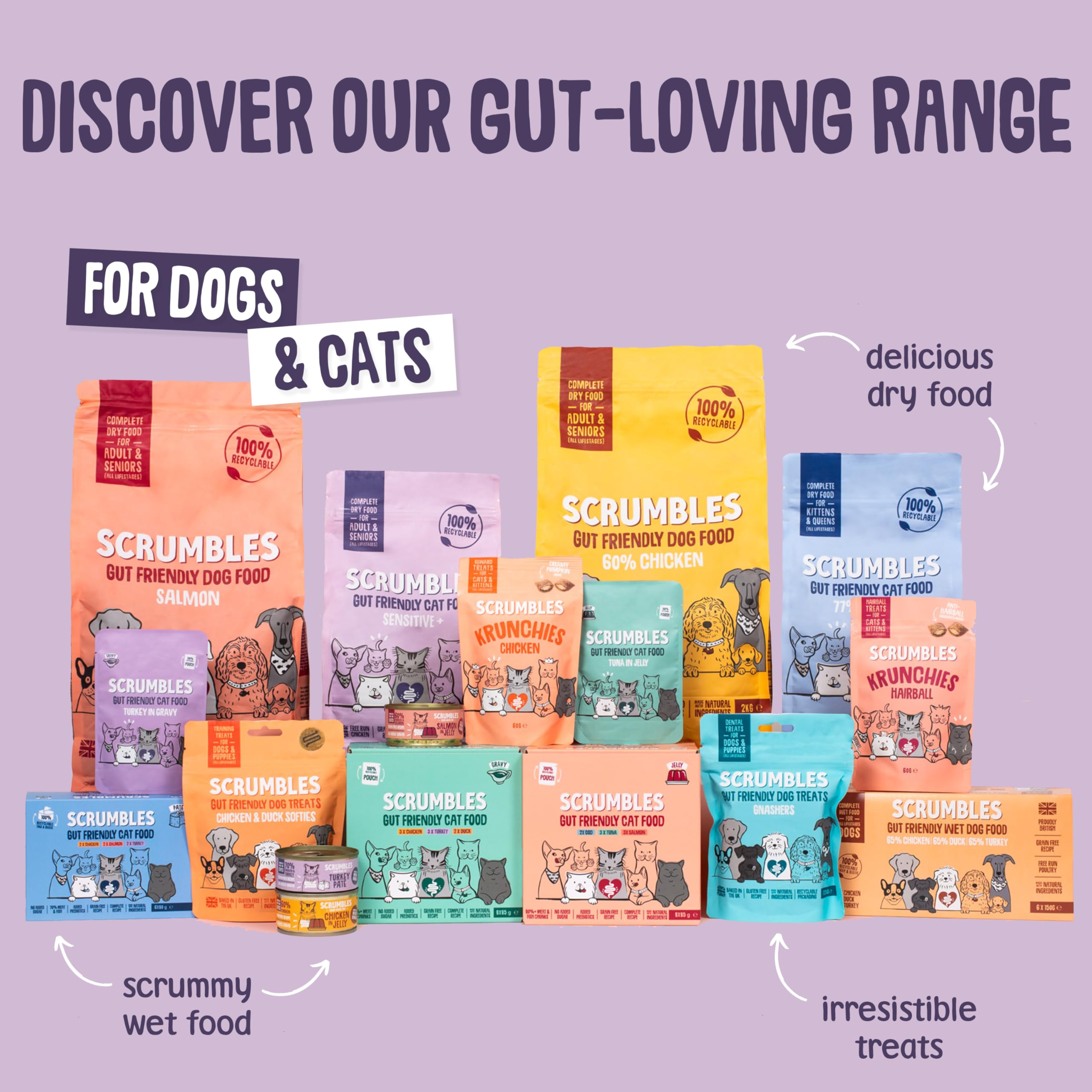 Scrumbles Nibbles, 100% Natural, Calming Dog Treats, Grain Free Turkey Training Treats, 100g pouch — view 8