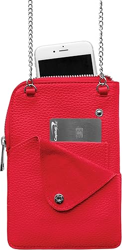 Miniatura 2 de Littlearth Bolso cruzado inteligente Pebble de la NCAA de los Ohio State Buckeyes Pebble para mujer, color del equipo, 7.25 x 5 pulgadas