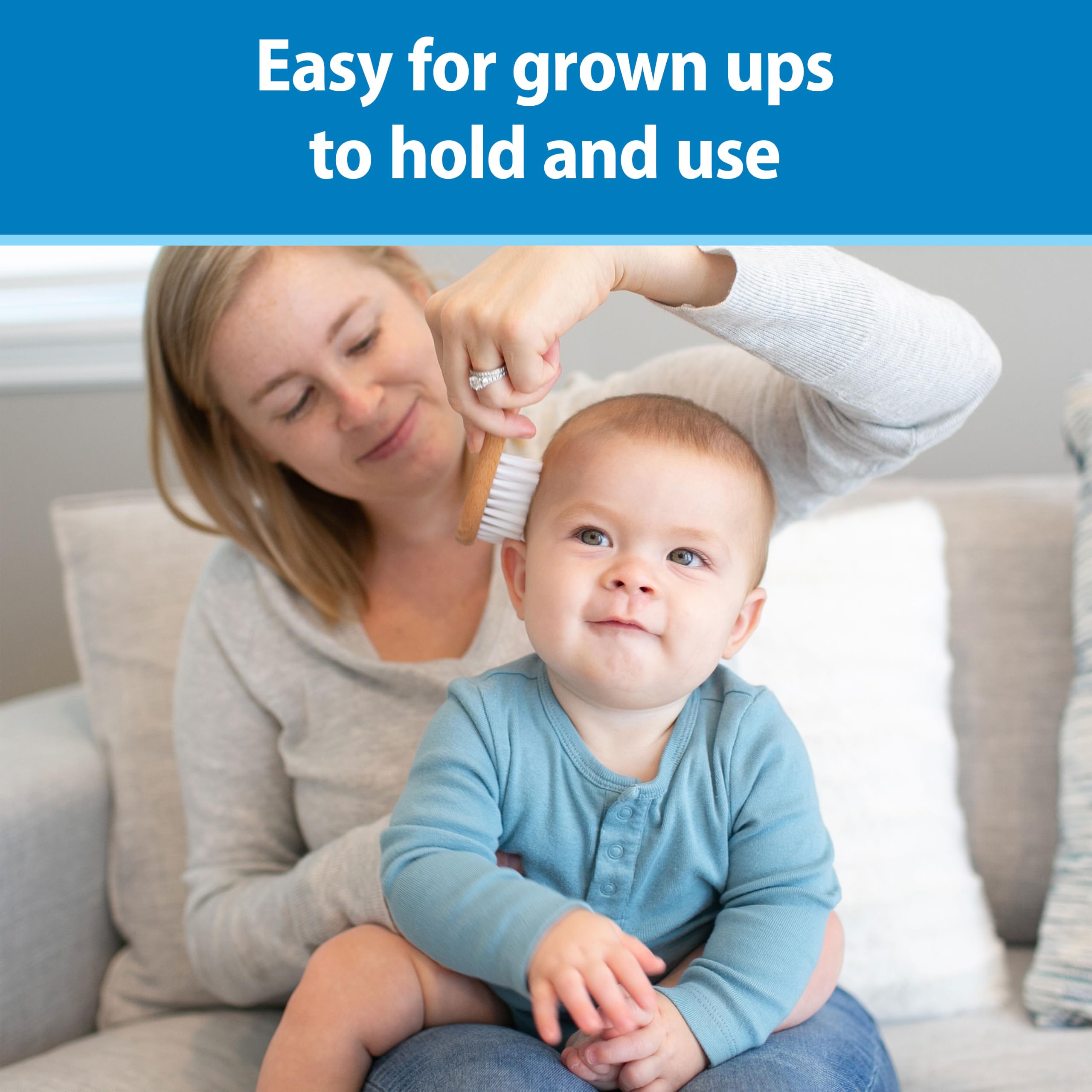 Dr. Brown's Soft and Safe Baby Brush + Comb view 6