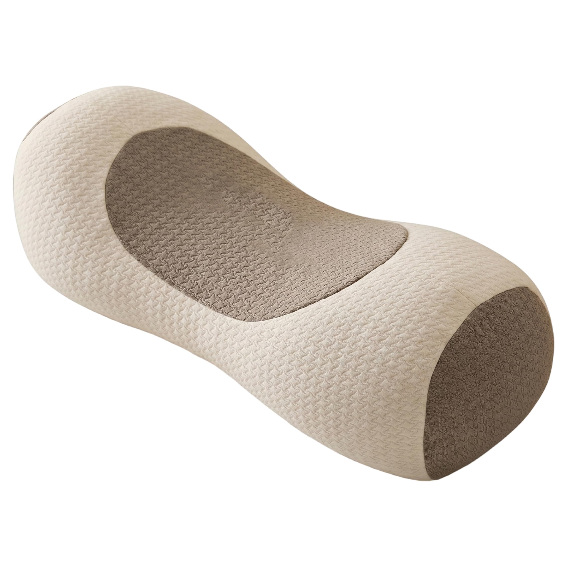 Comebachome Buckwheat Pillow, 38x12cm Ergonomic Cervical Buckwheat Neck Pillow, Adjustable Neck Roll for Pain Relief Support(Style 2)