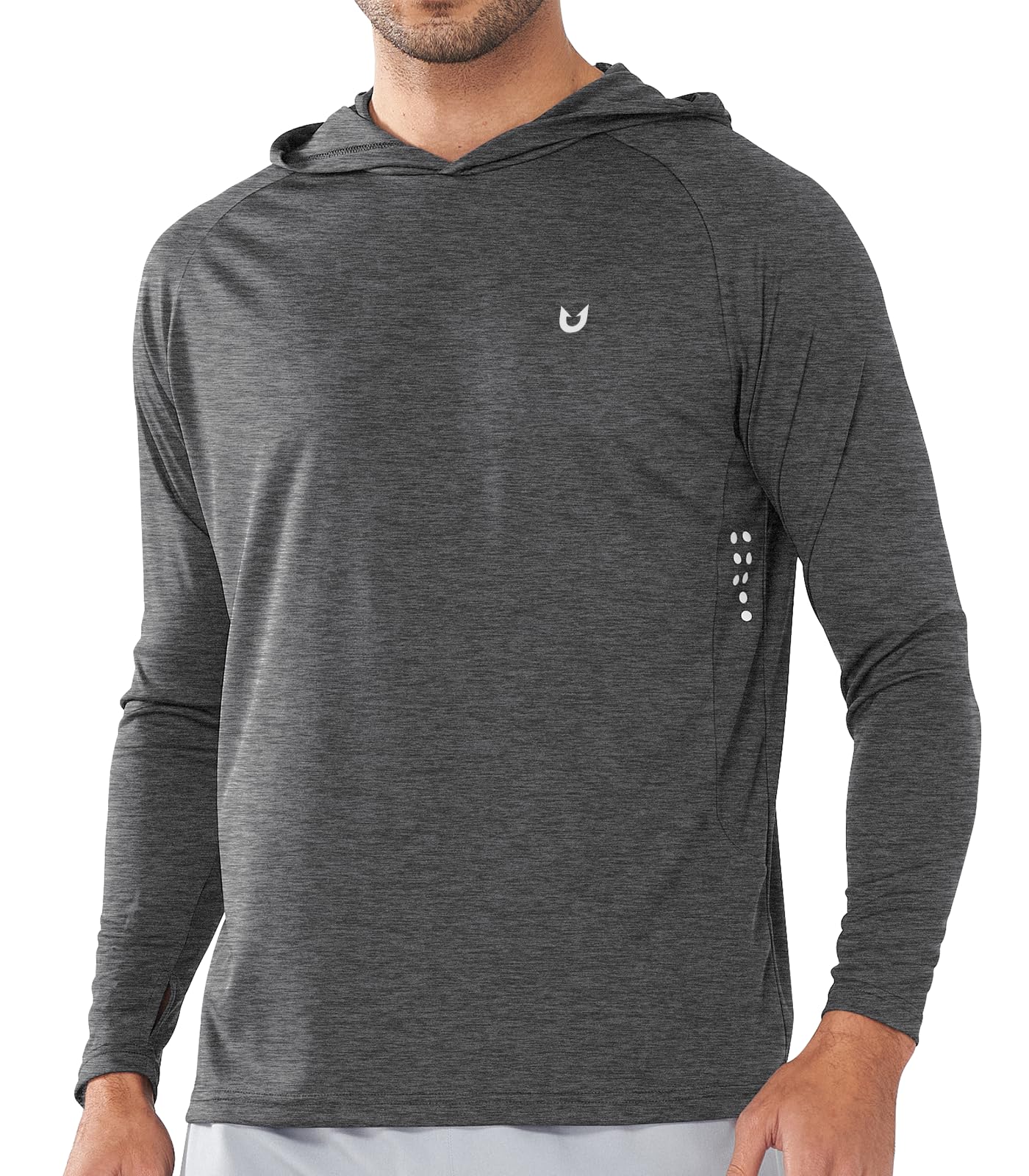 NORTHYARD Men's UPF 50+ Hoodie Shirts Long Sleeve Sun Protection Fishing Swim Lightweight UV SPF Running Rash Guard Quick Dry