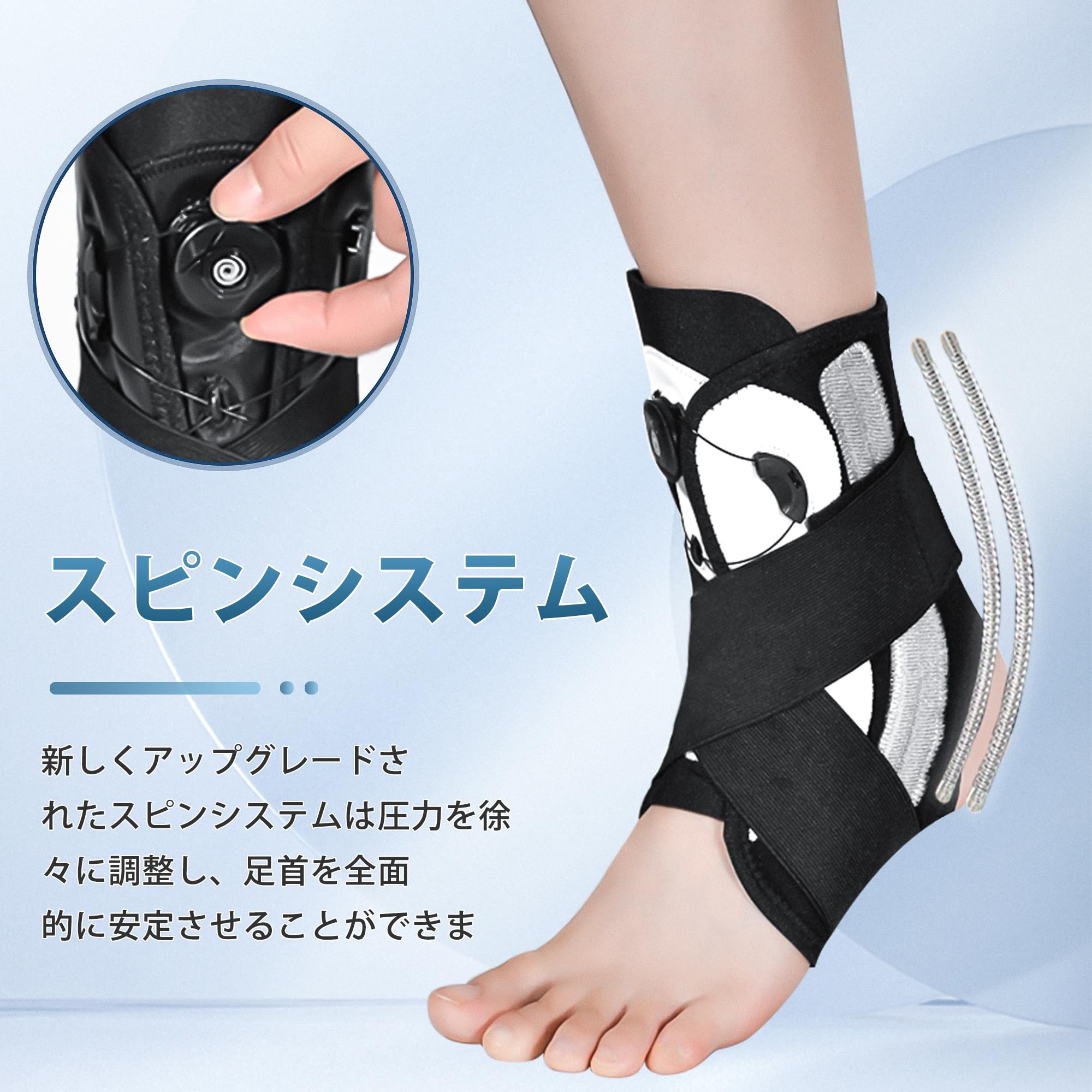 ❤️早い者勝ち❤️ 足首サポーター　アキレス腱炎　捻挫　関節炎に Amazon | 足首サポーター 足首アキレス腱 靭帯 捻挫 防止