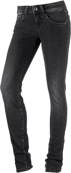 Fornarina Damen Eva-Stretch Denim Pant Jeanshose, Schwarz (Black R83),  W31/L34 (Herstellergröße: 31) : Amazon.de: Bekleidung