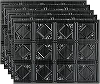 Vista 21 de FASÄDE Panel decorativo para salpicaduras de vinilo de estilo tradicional / patrón 4 en bronce antiguo (muestra de 6 x 6 pulgadas)