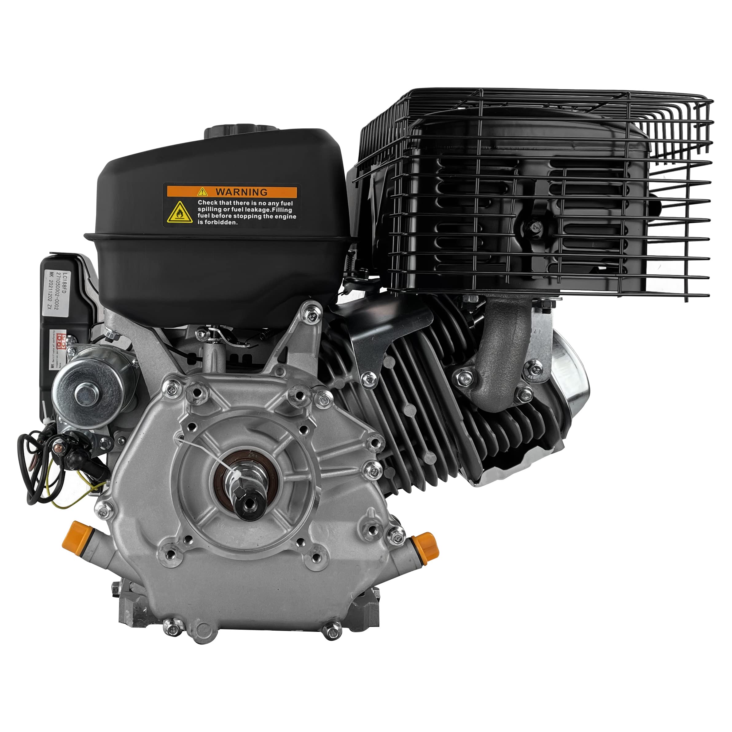 Loncin G420FD/C moteur 16 CV essence 420 cm³ remplacement moteur plaque vibrante kart unique