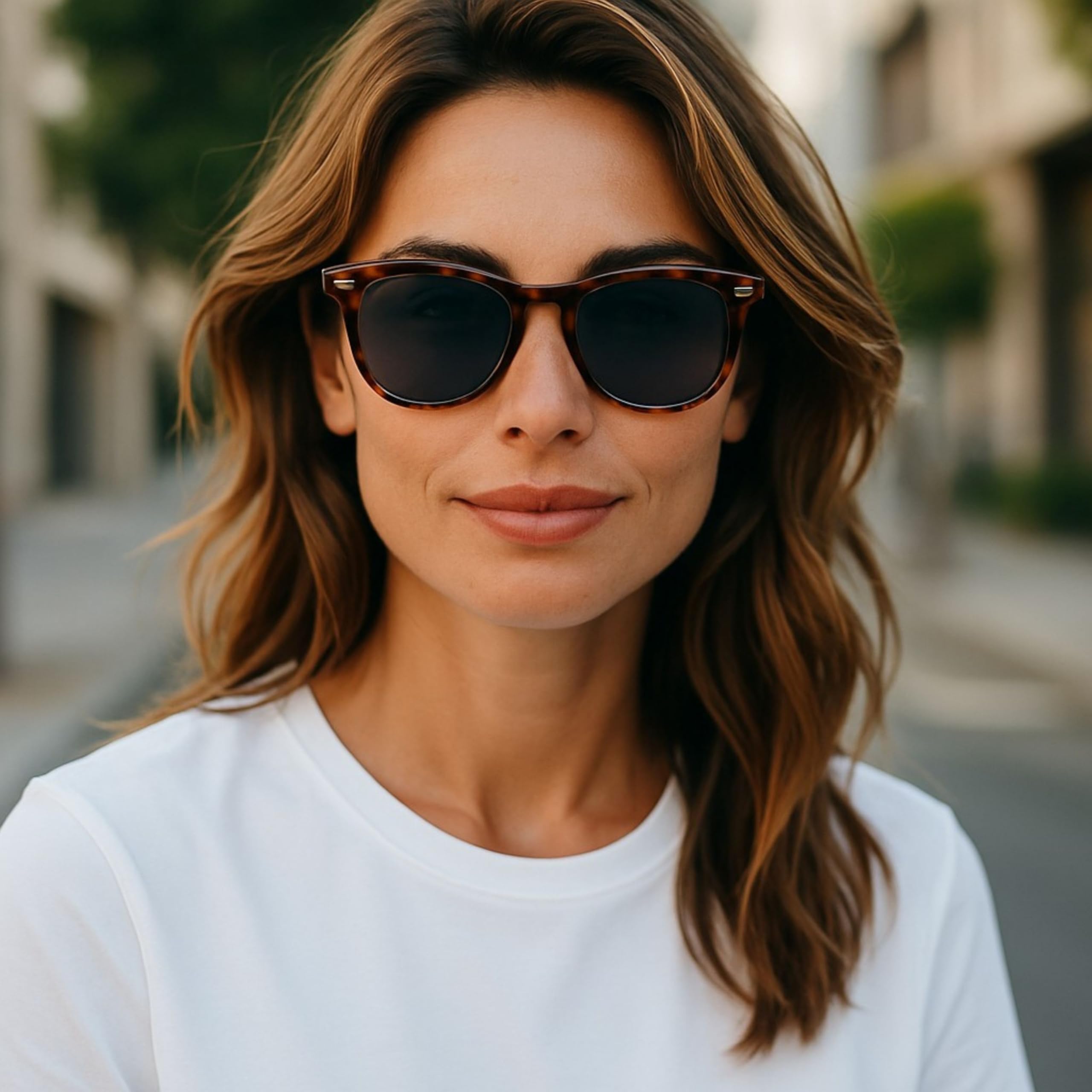 SILAC – Lunettes loupe solaire – Unisexe – Turtle Rubber 7550 – Monture écaille mate polycarbonate – Verres teintés Cat. 3 UV400 – Branches flex – Dioptries +1,00 à +3,50