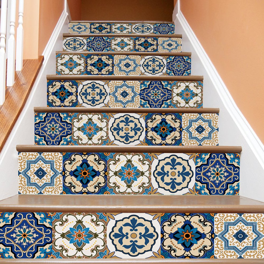 SHENGJIAYI Stair Stickers Decals Stair Decals Stair Riser Decals Stair