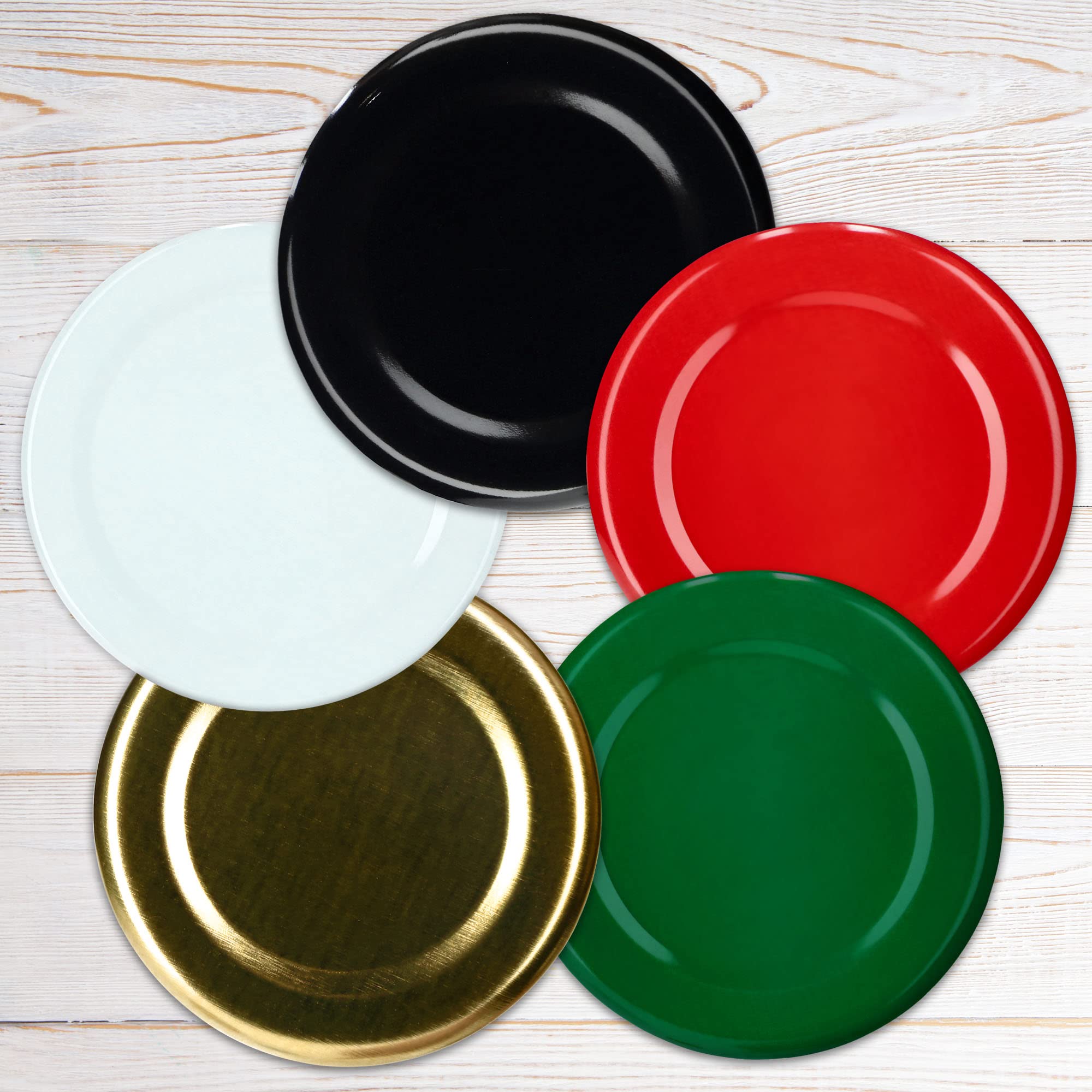 KADAX Juego de 50 tapas de rosca TO33 para tarros de 33 mm, color blanco, tapas de repuesto para tarros de especias, mini botellas y vasos de muestra, herméticos y aptos para lavavajillas