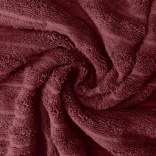 Vista 366 de DAN RIVER Paquete de 1 toalla de baño de 40 x 80 pulgadas, toallas de baño extragrandes de secado rápido para baño, toallas suaves y absorbentes