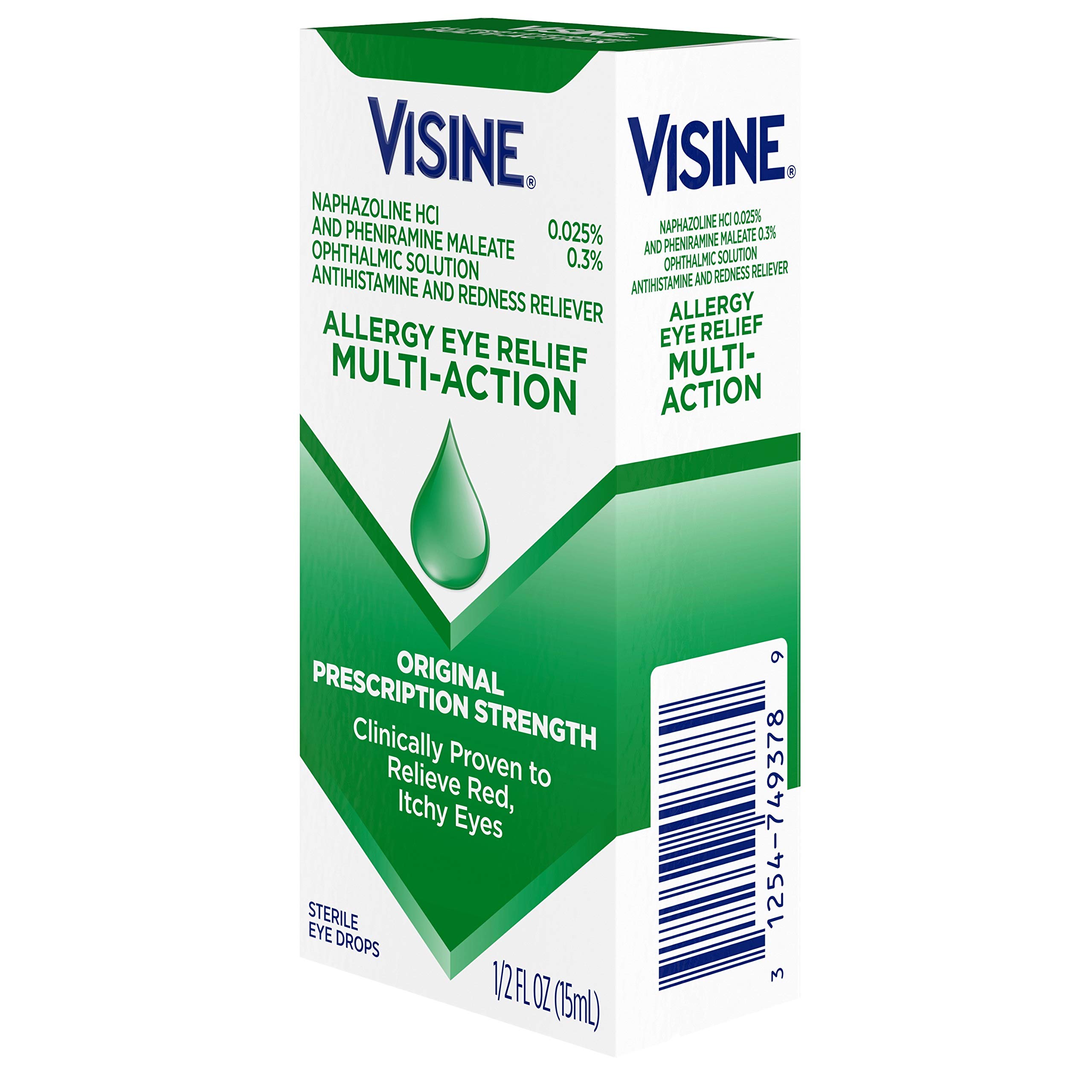 Visine Allergy Eye Relief MultiAction Antihistamine & Redness