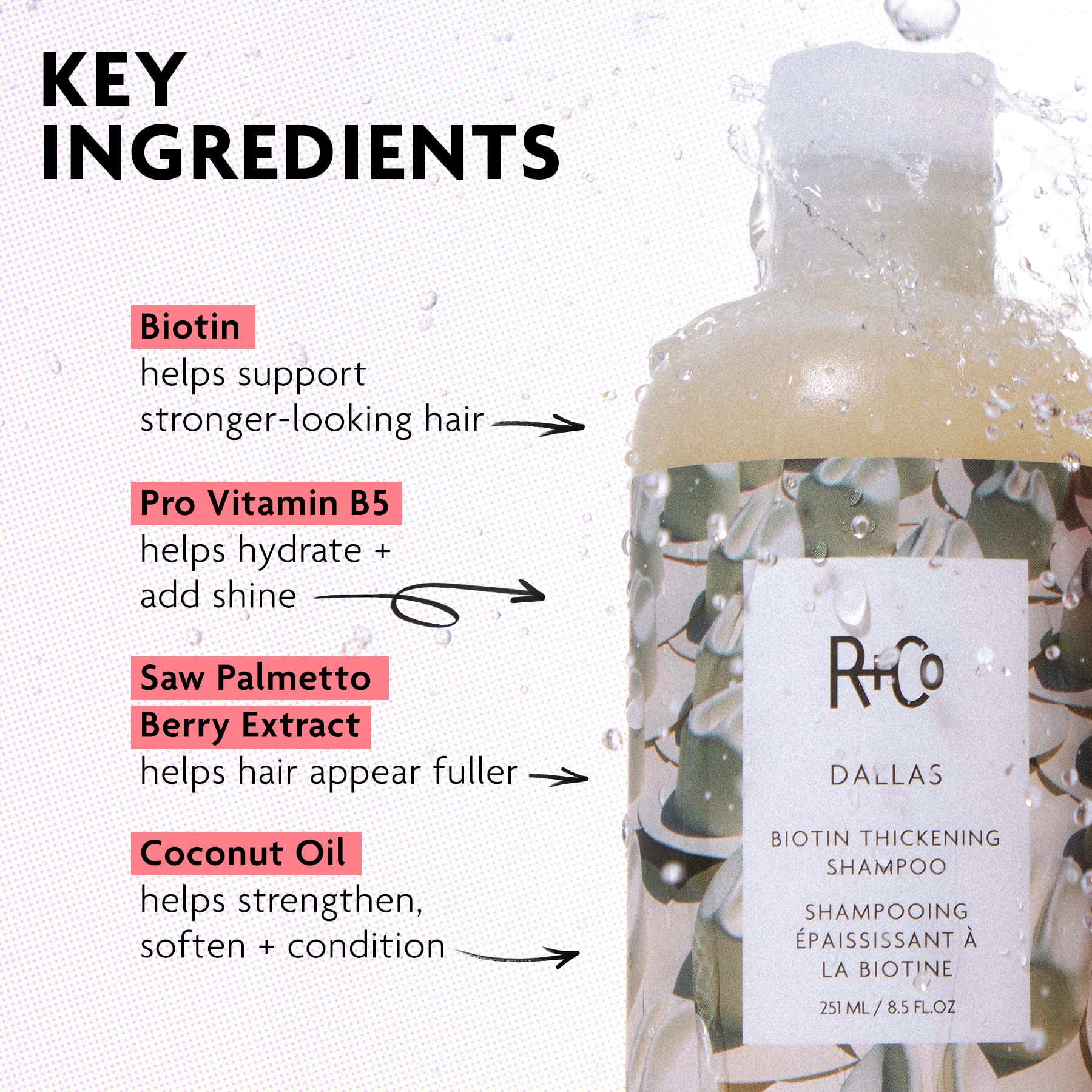 R+Co Dallas Thickening Shampoo 241ml