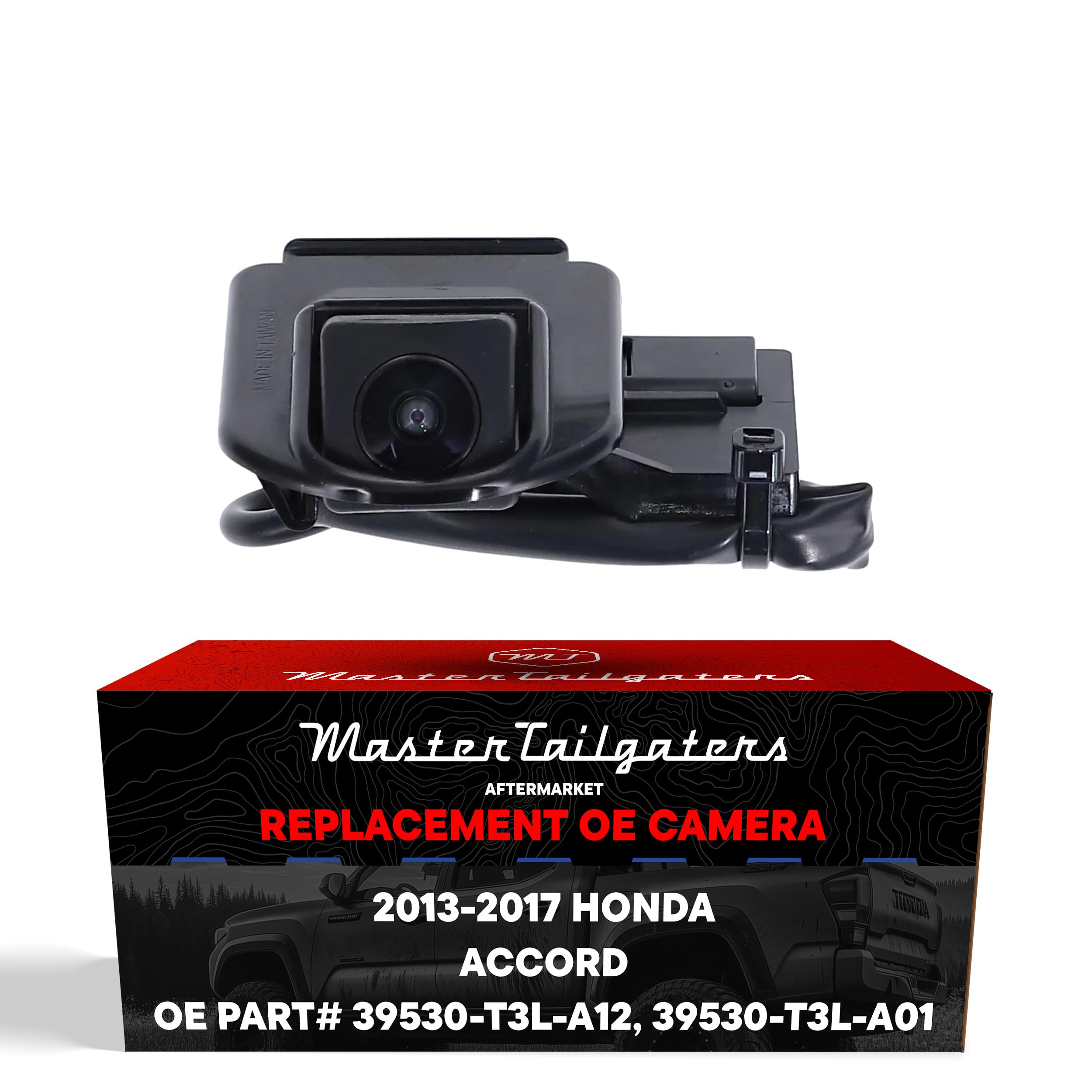 Master Tailgaters Replacement for Honda Accord Coupe (EX, EX-L Model) 2013-2017 Backup Camera OE Part # 39530-T3L-A12, 39530-T3L-A01