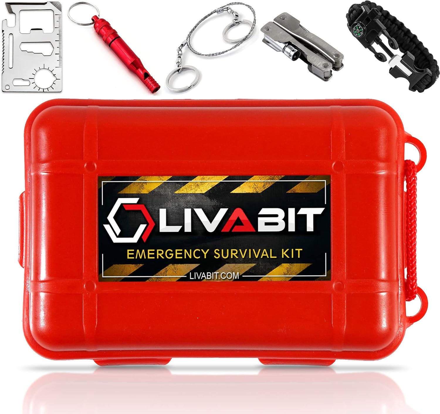 Survival Kit Emergency SOS Survival Multi Tool Pack + Paracord Bracelet