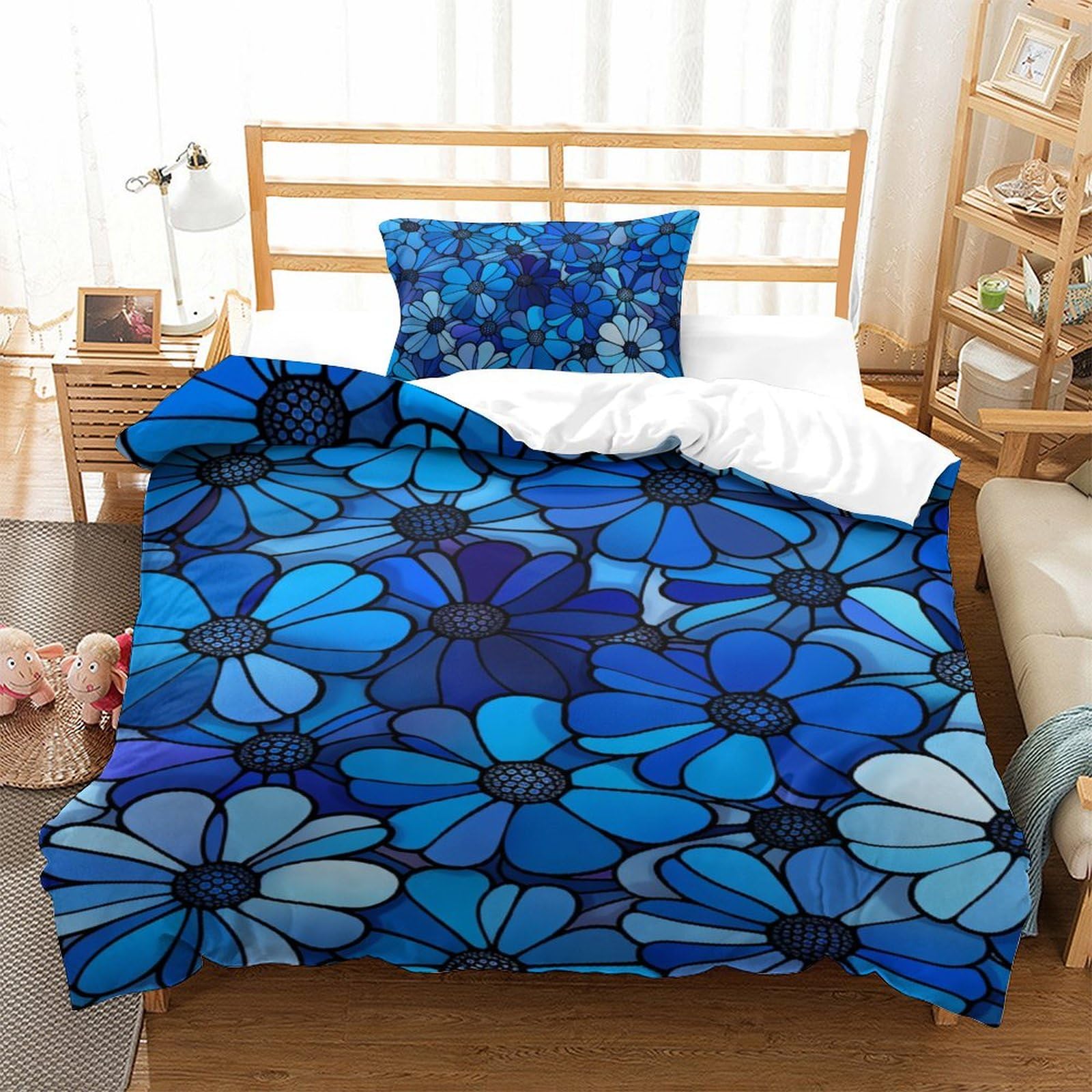 Parure de lit fleurs pour la décoration de la chambre d'enfant