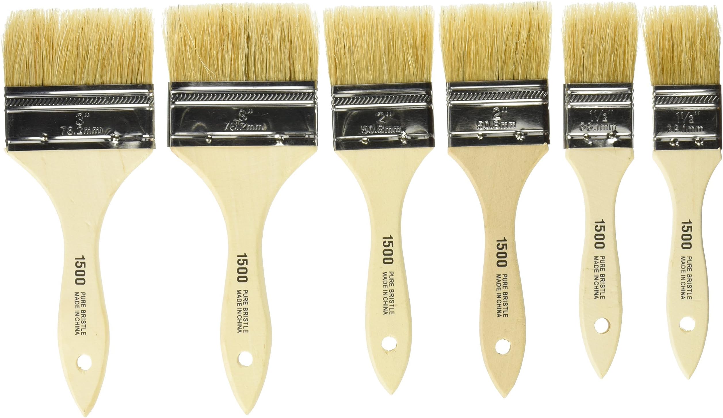Linzer A 1506 Chip Brush Multi-Pack, 3 inches