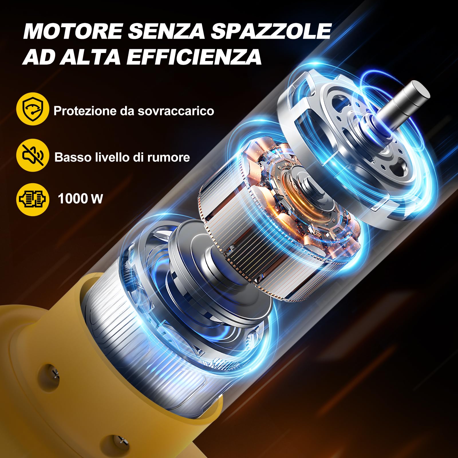 Forbici Potatura a Batterie, 40-50 mm Brushless Cesoie Potatura Elettriche Professionali con LCD Display, 2x2000mAh Batterie，SK7 Lame,Forbici Potatura Elettriche per Giardinaggio,Frutteto,Fattoria