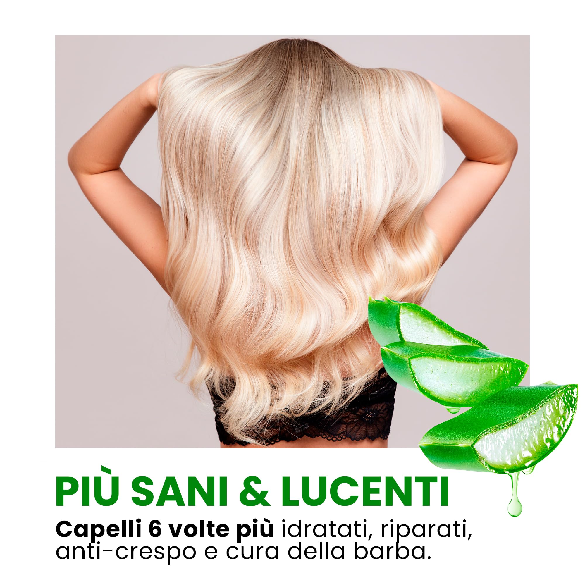 Gel di Aloe Vera Puro 100%, Foglio Fresco Coltivato Ecologico delle Canarie, Idratante Viso, Corpo e Capelli - Lenitivo per Scottature e Irritazioni, Dopo Sole, Dopobarba, Post-Depilazione, 2000 ml