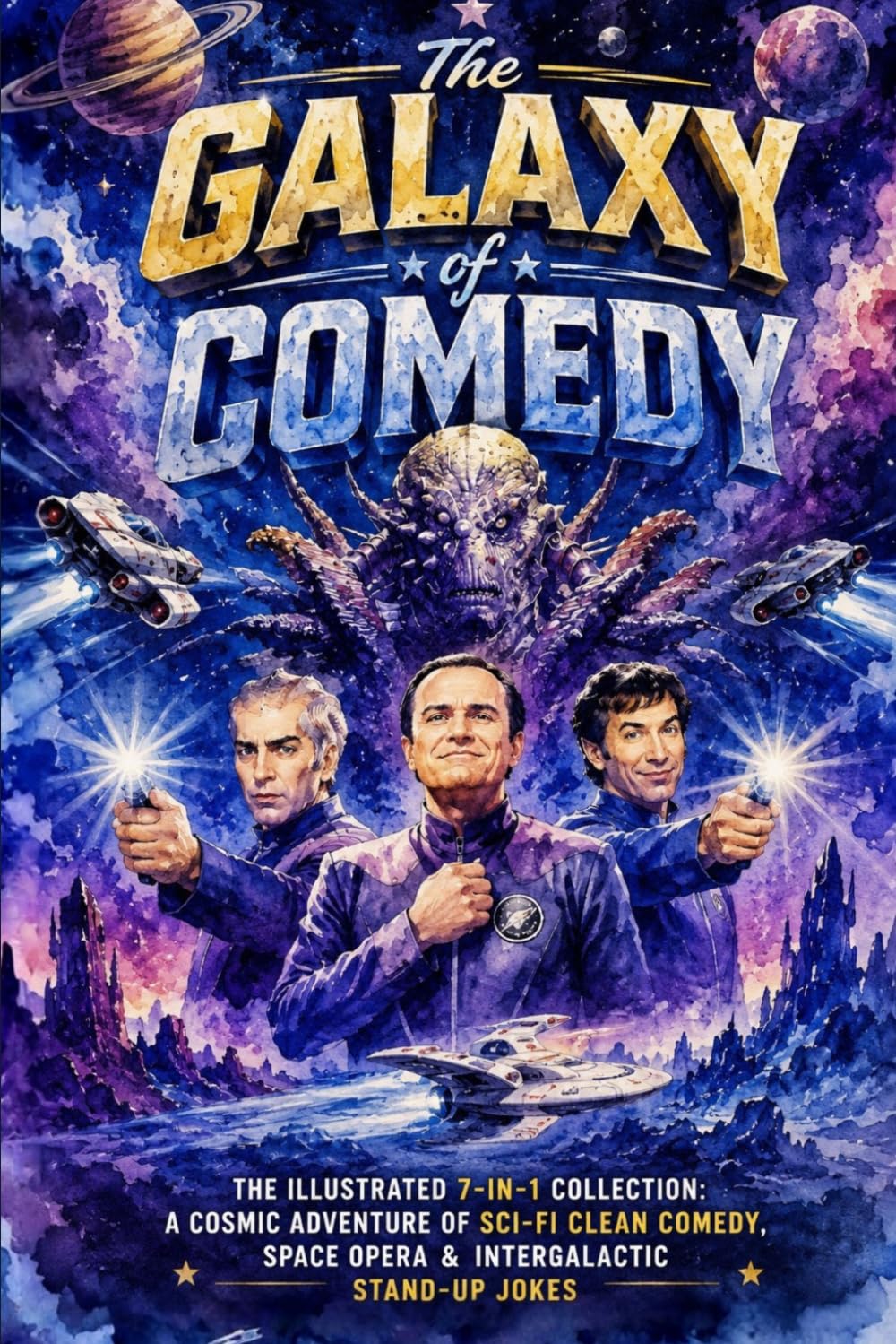 The Galaxy of Comedy The Illustrated 7-in-1 Collection: A Cosmic Adventure of Sci-Fi Clean Comedy, Space Opera & Intergalactic Stand-Up Jokes (The Galaxy of Comedy: A Hilarious Space Adventure)