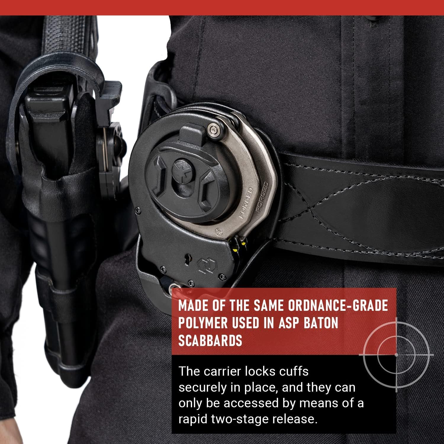 La Police Gear Hand Cuffs ASP Exo Case, Chain Or Hinged Handcuff Case, Duty Belt, Police Vest, Belt Pouch, Duty Belt Accessories, Police Gear, Law - View #12