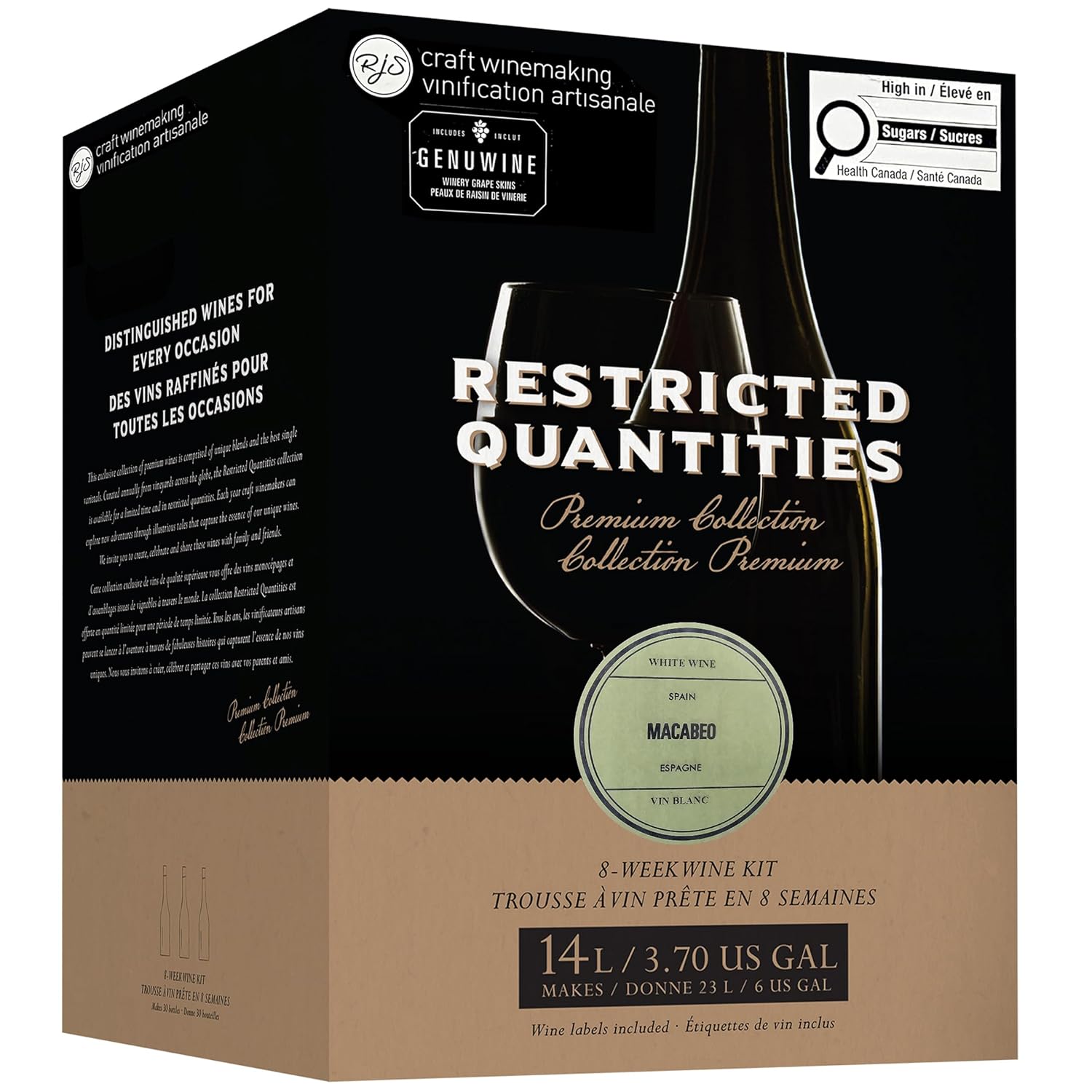 RJS RQ26 Macabeo Wine Making Ingredient Kit