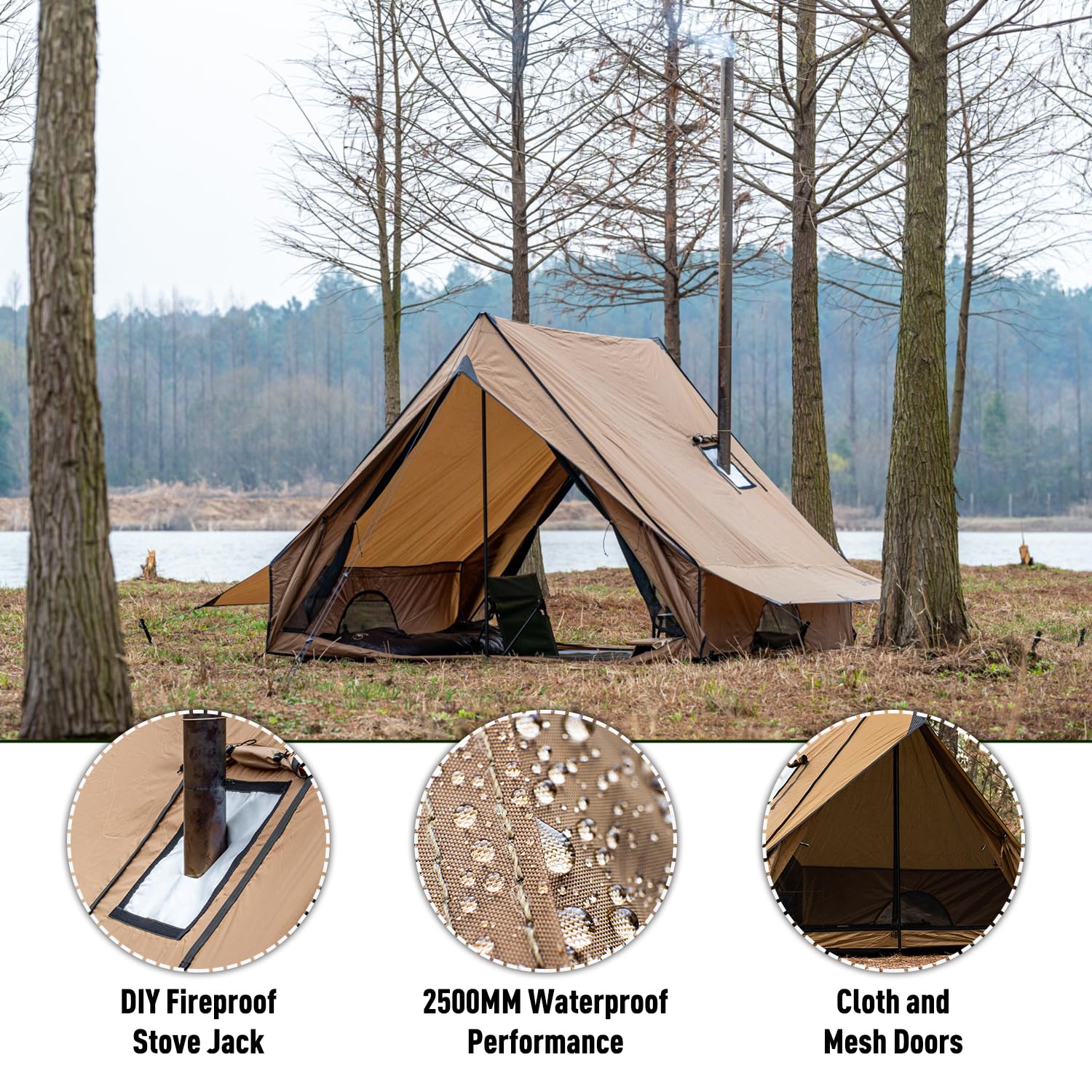 POMOLY テント CHALET 70 Pro Amazon.com : POMOLY Camping Hot Tent Cabin Tent, Chalet 70 Pro