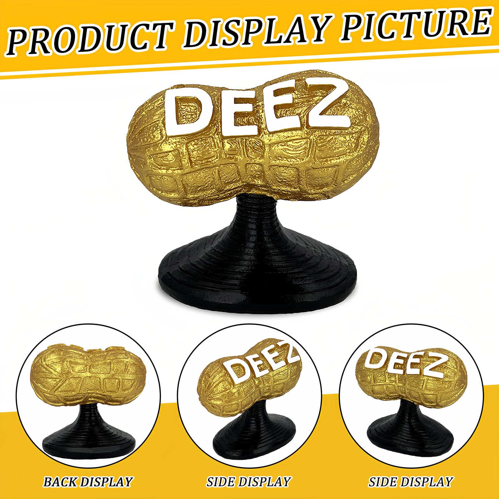 Desk Statue Hilarious Meme Gift,Gag Gift for Meme Lovers, Birthday Day, to Friend,Funny White Elephant Party Gift,Christmas Room or Desk Decoration