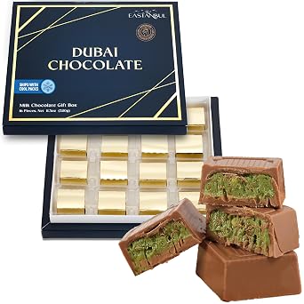 Eastanbul Dubai Chocolate Bar with Pistachio Cream and Kataifi, 11.3oz