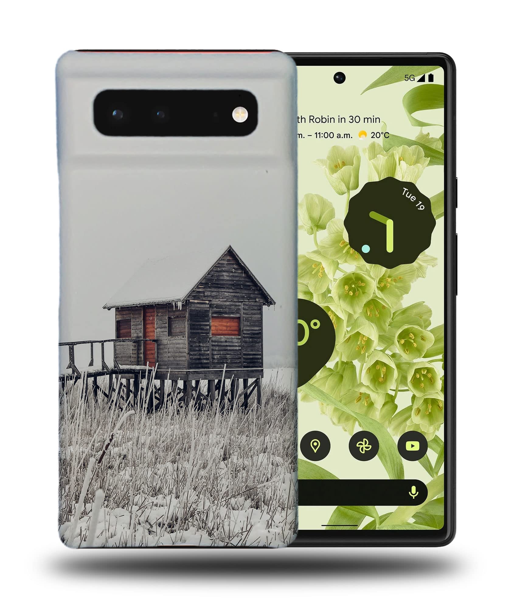 Small Cottage Wood House HUT Phone CASE Cover for Google Pixel 6