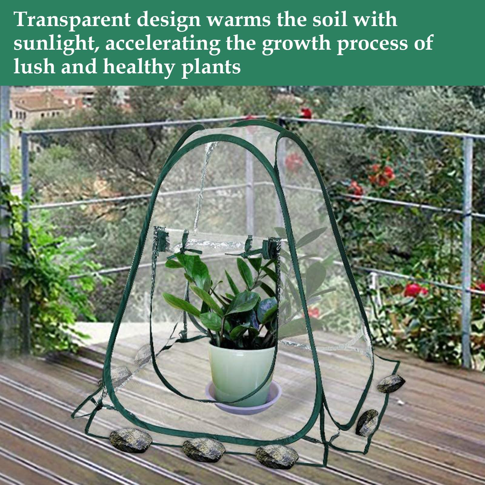 DIY  ガーデンボックスカバー Amazon.com : Greenhouse-in-a-Box Replacement Cover Kit with