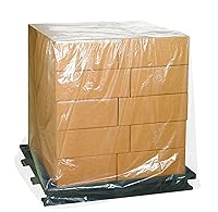 Vista 2 de Choice Shipping Supplies Cubiertas para palés, 3 mil, 48" x 42" x 48", transparente, 50/caja
