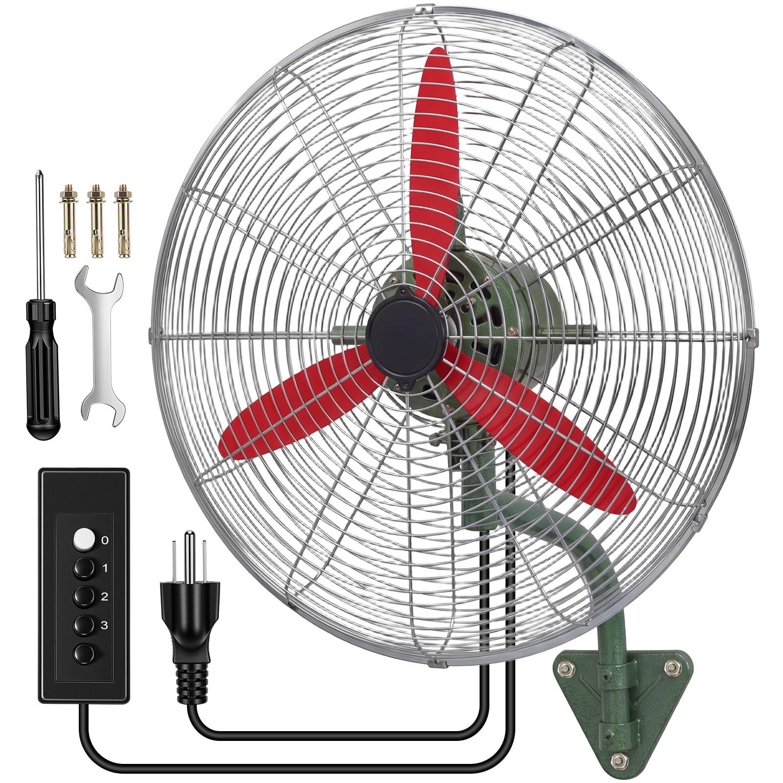 View 1 of **MISSING FAN BLADES** Aurelema 22 Inch Wall Mount Industrial Fan