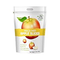 Vista 1 de Big Green Organic Food - Manzana liofilizada, aperitivo saludable, (12)