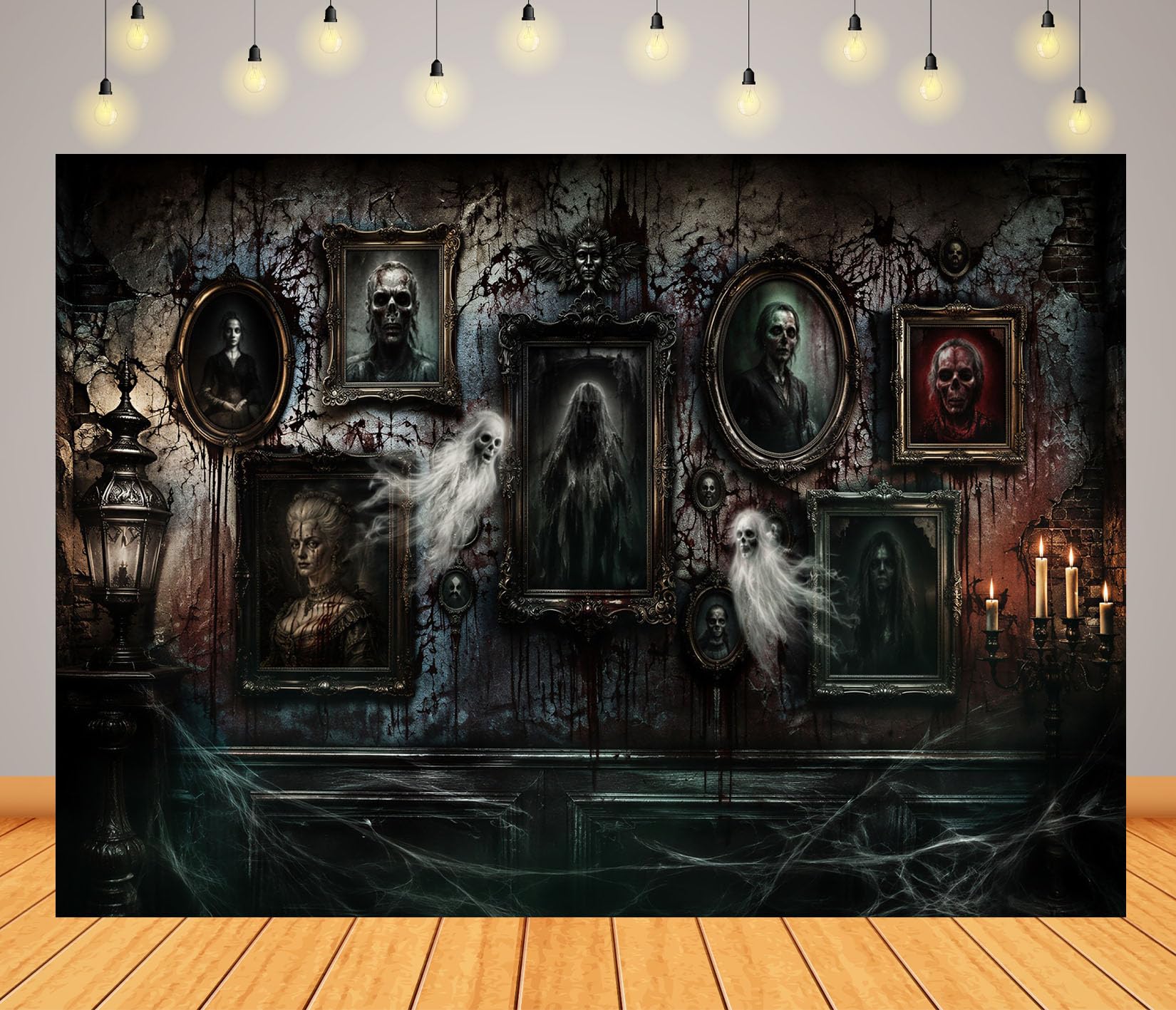 12x8FT (3.6x2.5m) Galleria Oscura Ritratti Sfondo Fotografico