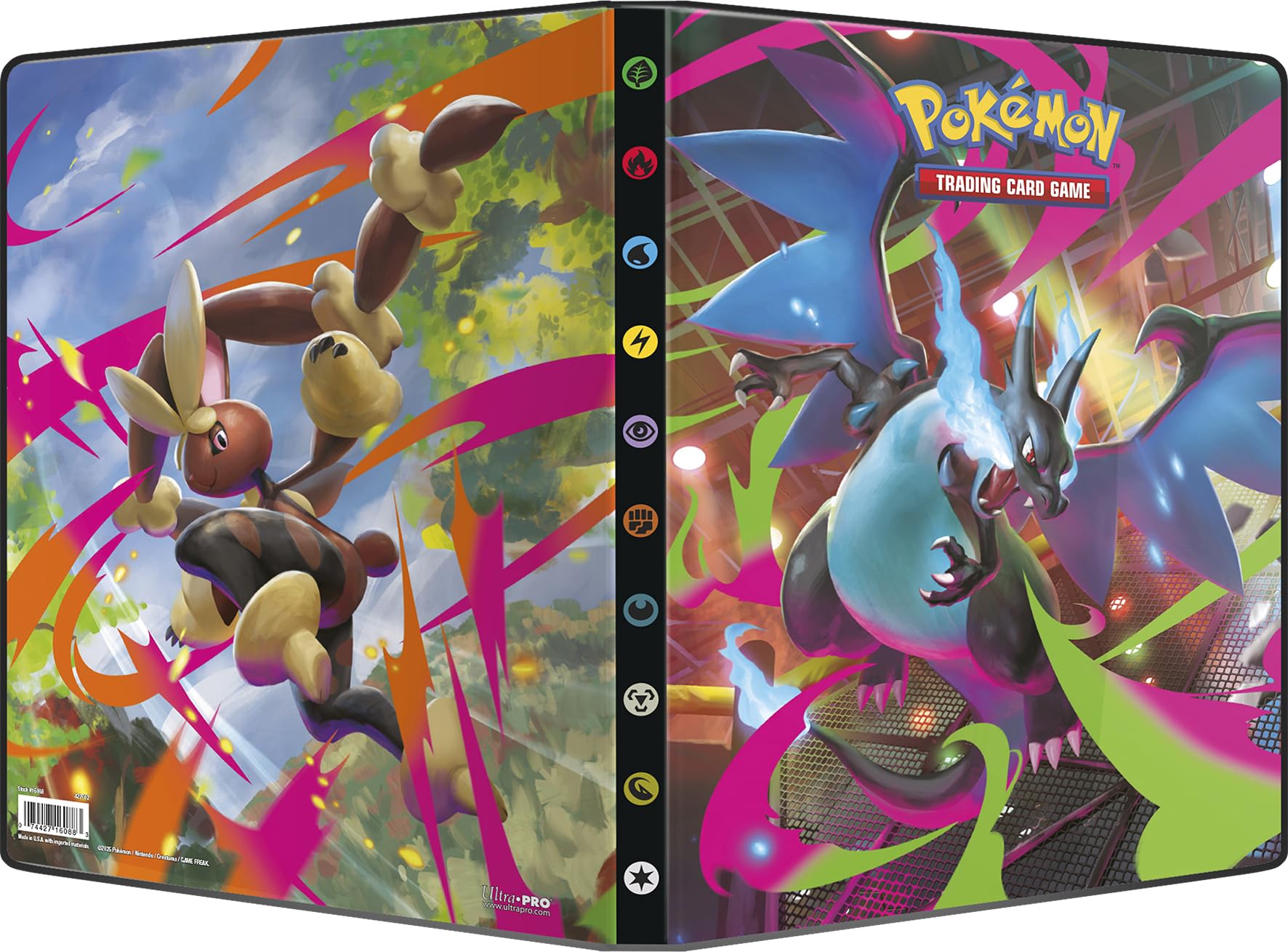 Ultra PRO - Portafolio de 9 bolsillos Pokémon ft. Charizard Salazzle