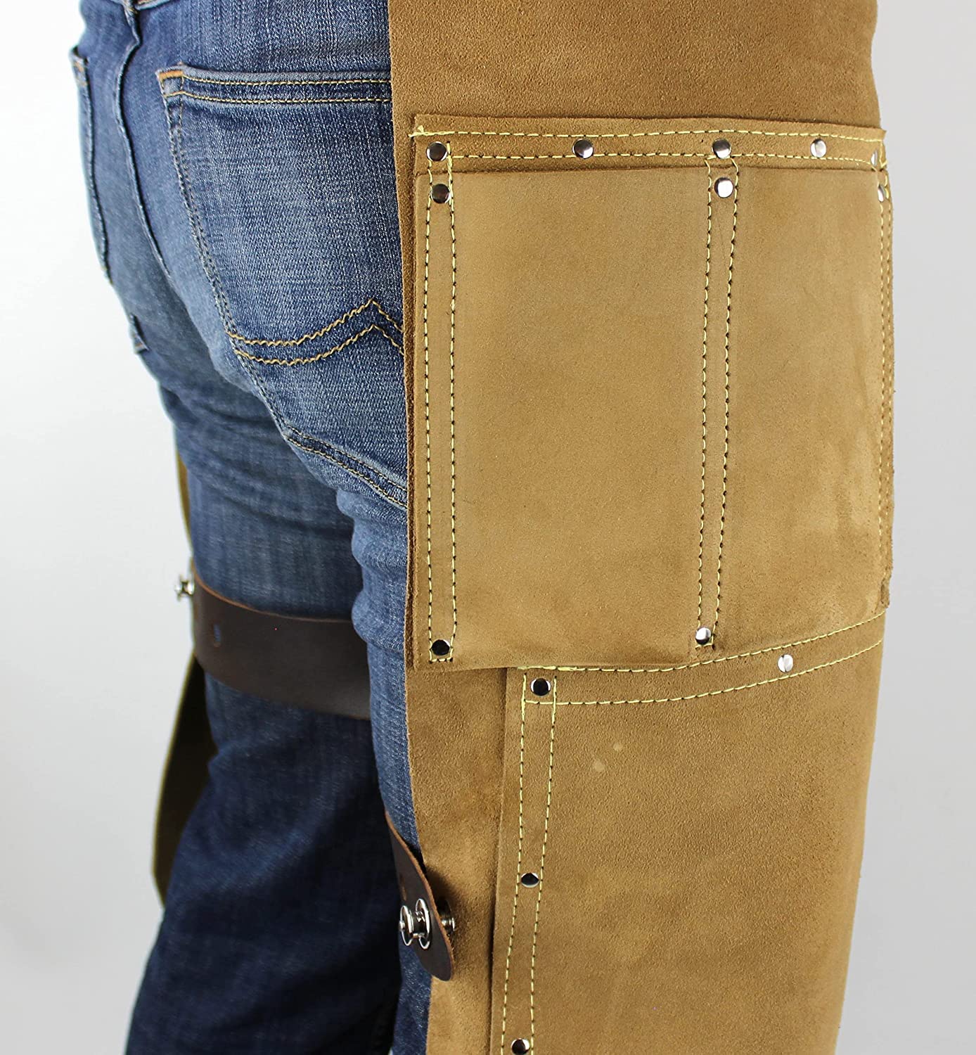 GREMBIULE DA FABBRO Premium | grembiule in pelle extra forte per fabbri | cura degli zoccoli