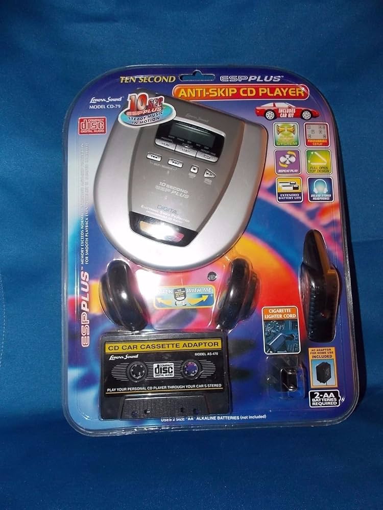 ヘッドフォン+イヤフォン Lenoxx Sound Programmable Compact Disc Player Model CD-79 Lennox Sound Model CD-79 (Grey Color Version) by Lenoxx Lenoxx Sound Programmable Compact Disc Player Model CD-79