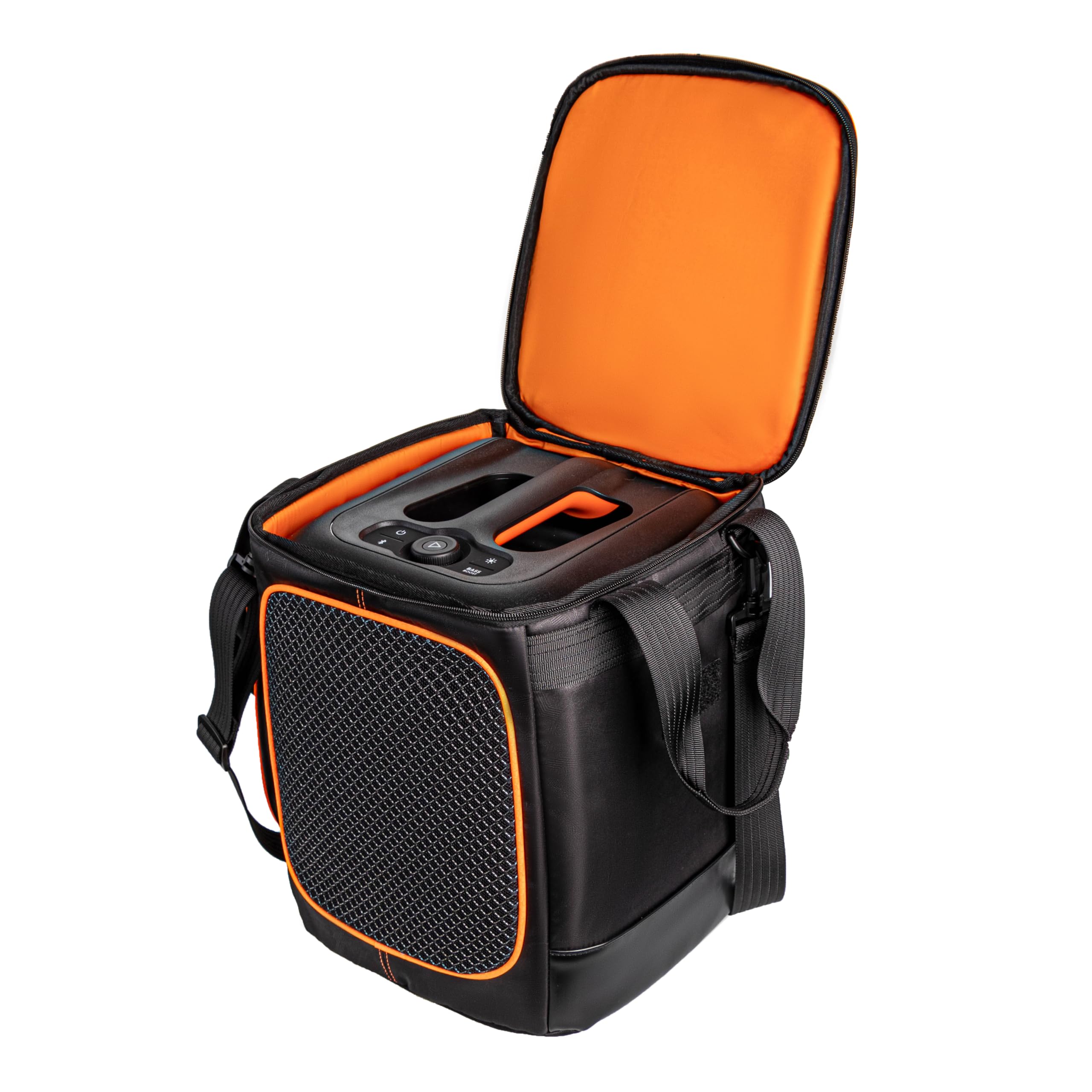 Hzycwgone Carry Case Portable Tote Bag Travel Rugged Cover Accessories for JBL PartyBox Encore Essential Portable Party Speaker w/Microphones,Black