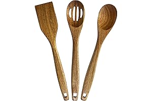 Geekhom Acacia Wooden Cooking Utensil Set of 3