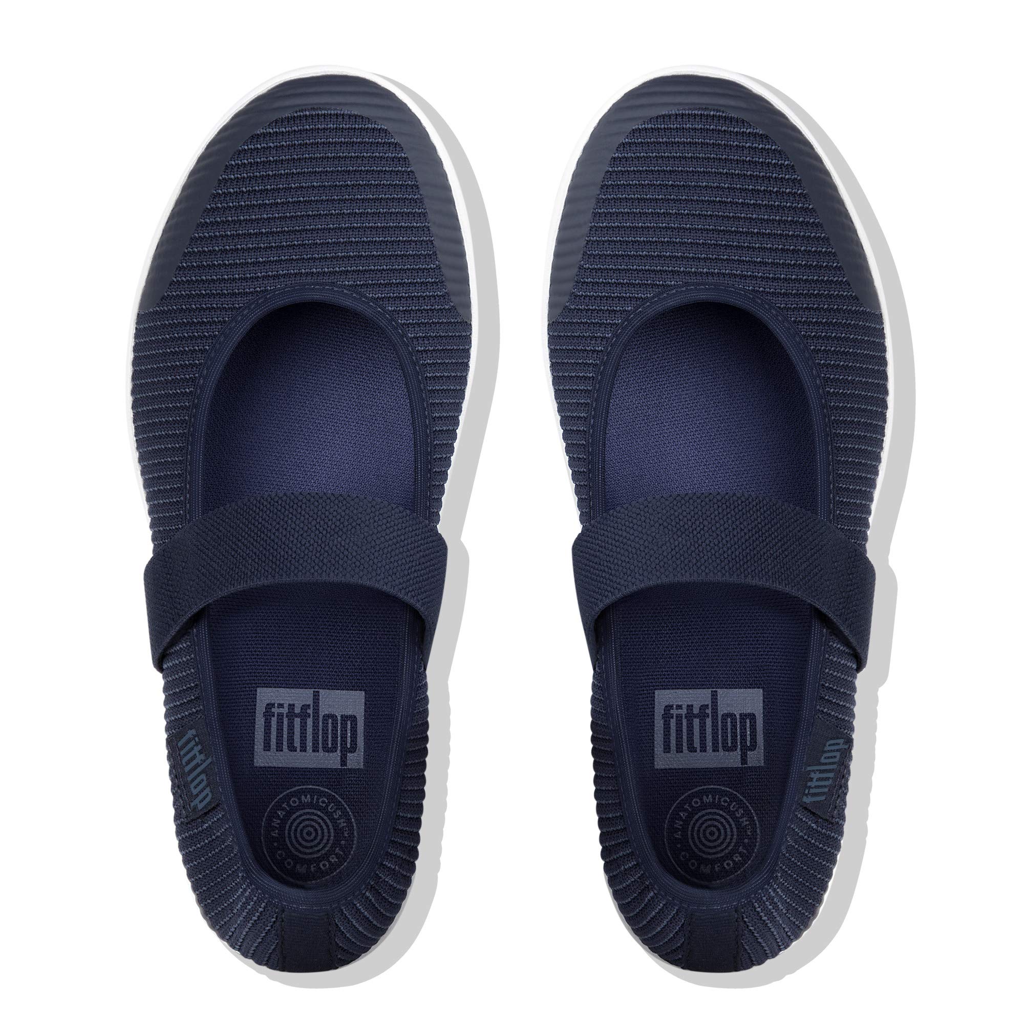 Fitflop Uberknit Janes, Zapatos Planos Mary Jane Mujer