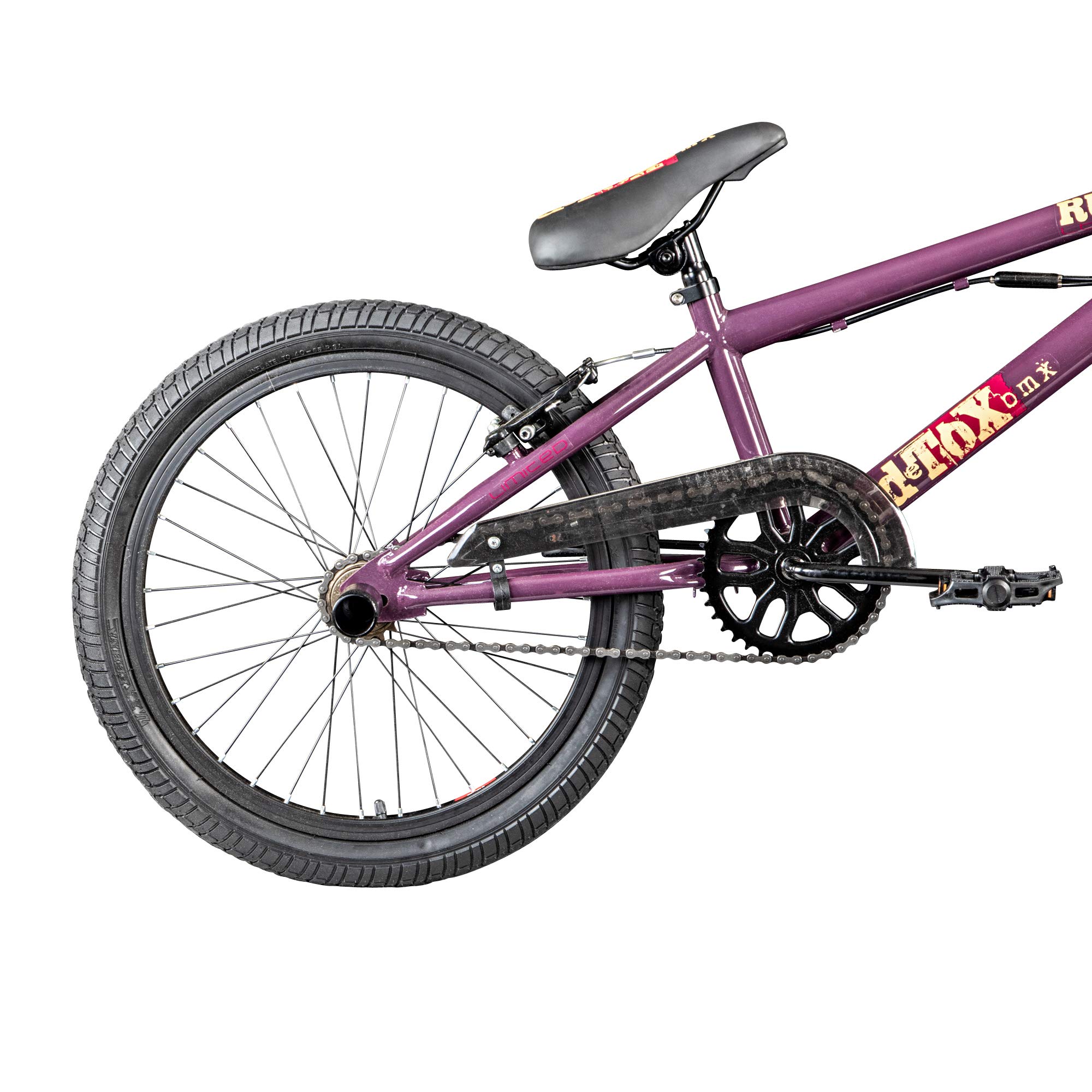deTOX Rude BMX 20 Zoll BMX Fahrrad Bike Jungen Kinderfahrrad Kinder BMX-Räder mit Rotor Rad Dirt Freestyle mit Pegs Singlespeed ab 140 cm